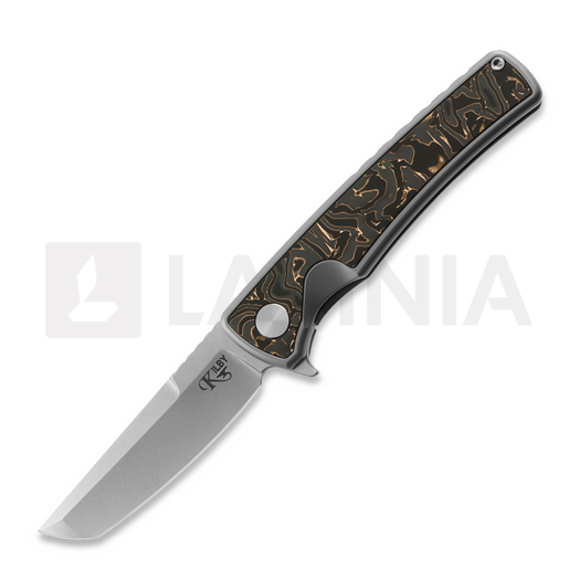 Mechforce Kilby Collab Integral 折叠刀, Ti handle Copper Foil CF