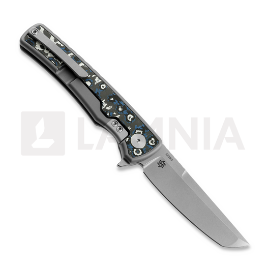 Mechforce Kilby Collab Integral sulankstomas peilis, Ti handle Fatcarbon Frost