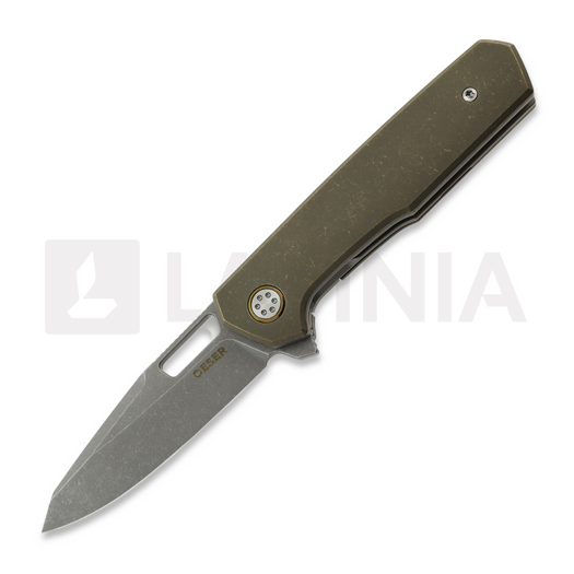 Nóż składany Mechforce Oeser Collab Nebo V2, Tumbled Ti w/ Bronze Anodized