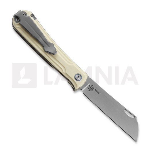 Mechforce Rick Lala Collab Caipira - Ivory G10 sulankstomas peilis