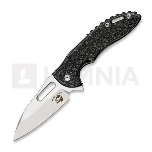 Mechforce Rick Lala Collab Sentry összecsukható kés, PVD Ti Scroll Pattern