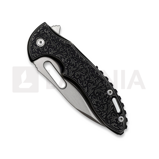 Coltello pieghevole Mechforce Rick Lala Collab Sentry, PVD Ti Scroll Pattern