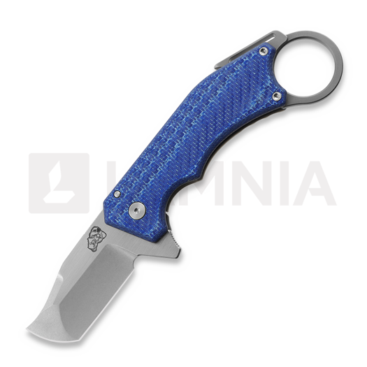 Mechforce Ringed Rhino CF foldekniv, blå