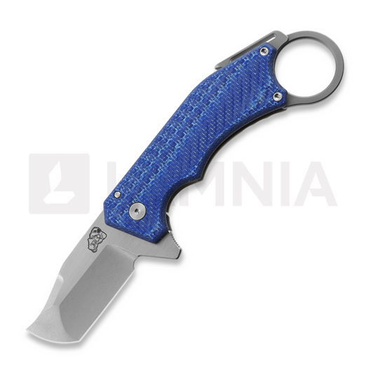 Mechforce Ringed Rhino CF foldekniv, blå