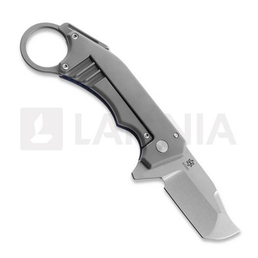 Coltello pieghevole Mechforce Ringed Rhino CF, blu