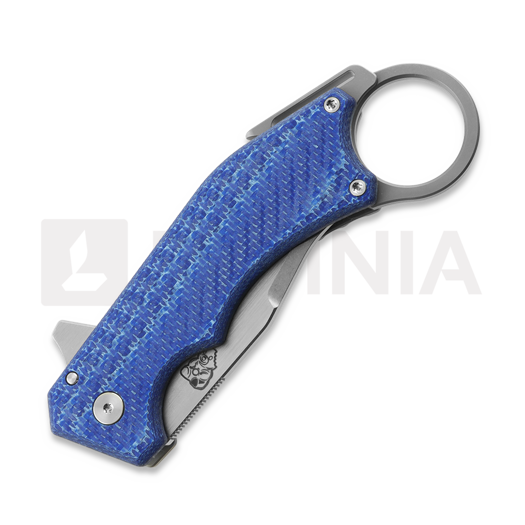 Coltello pieghevole Mechforce Ringed Rhino CF, blu
