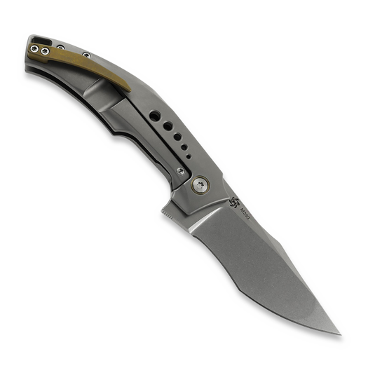 Coltello pieghevole Mechforce Tashi Collab SOS, Ti, Bronze Clip