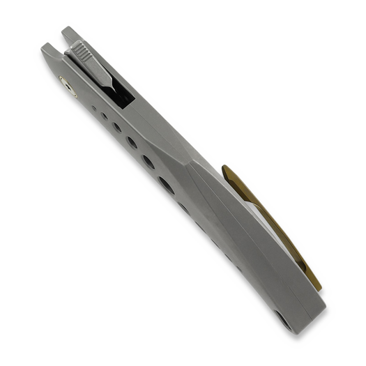Mechforce Tashi Collab SOS sulankstomas peilis, Ti, Bronze Clip