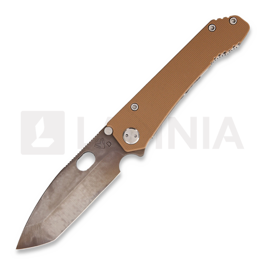 Nóż składany Medford 187 Drop Point, coyote