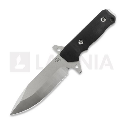 Medford AIO-2 3V Tumbled knife, Black G-10