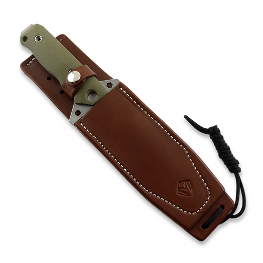 Medford AIO-2, 3V Tumbled Blade, OD Green G10