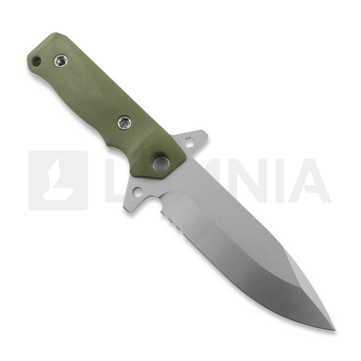Coltello Medford AIO-2 3V Tumbled, OD Green G-10