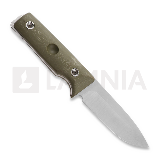 Medford Bushcrafter peilis, 3V Tumbled Blade, OD Green G10