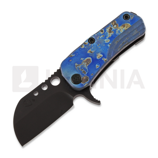 Coltello pieghevole Medford Chunky Monkey Framelock Custom Flamed Galaxy