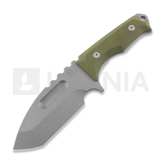 Medford Emperor PS 3V Tumbled OD Green G-10 veitsi