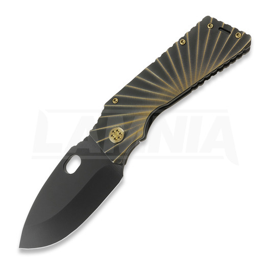 Medford Fat Daddy 3V DLC kääntöveitsi, Black & Bronze "Rising Sun"