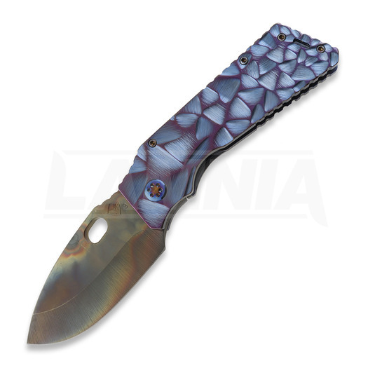 Medford Fat Daddy 3V Vulcan kääntöveitsi, Blue/Violet "Stained Glass to P&V Fade"