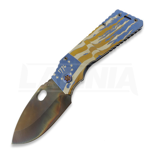 Medford Fat Daddy S45VN Vulcan 折叠刀, Blue "1776 Tattered Flag"