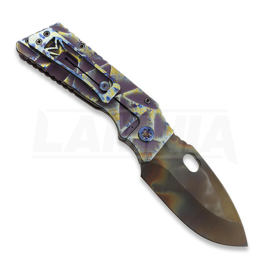 Medford Fat Daddy S45VN Vulcan sulankstomas peilis, Pen Flame "Stained Glass"