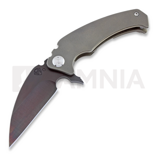 Coltello pieghevole Medford Flipper FUK, Bronze Ti, flamed bevel
