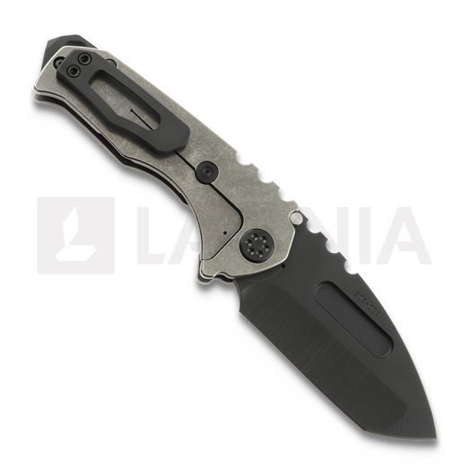 Medford Genesis T 3V DLC Tanto sulankstomas peilis, Tumbled