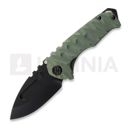Nóż składany Medford Genesis T, 3V PVD, Ecto Green Predator Handles