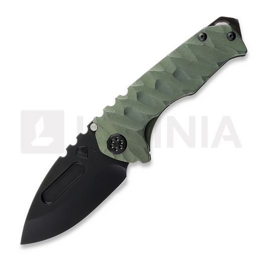 Medford Genesis T foldekniv, 3V PVD, Ecto Green Predator Handles