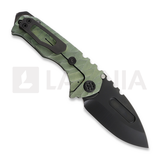 Medford Genesis T folding knife, 3V PVD, Ecto Green Predator Handles