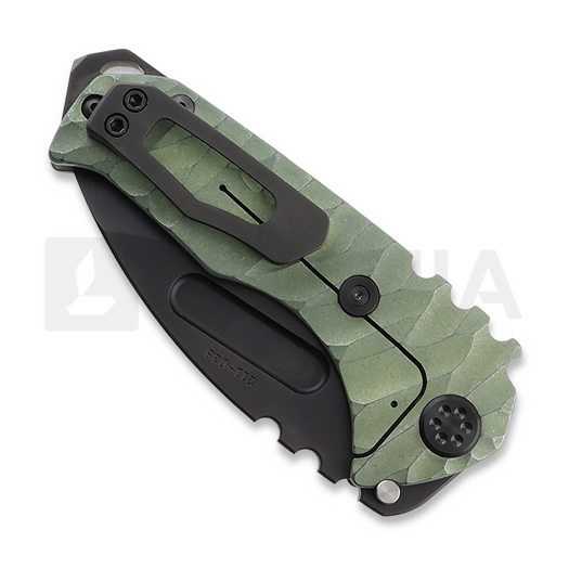 N&oacute;ż składany Medford Genesis T, 3V PVD, Ecto Green Predator Handles