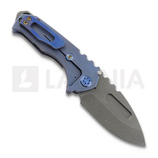 Couteau pliant Medford Genesis T S45VN Acid Distressed DP, OS Blue "Mosaic"