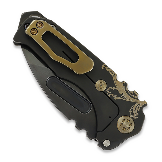Medford Genesis T folding knife, S45VN DLC DP "Ghosted Laurel Leaf"
