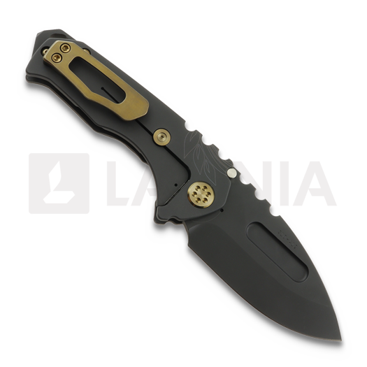 Medford Genesis T S45VN DP folding knife, DLC "Ghost Laurel Leaf"