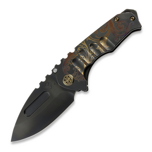 Medford Genesis T folding knife, S45VN PVD DP "Ghosted Laurel Leaf"