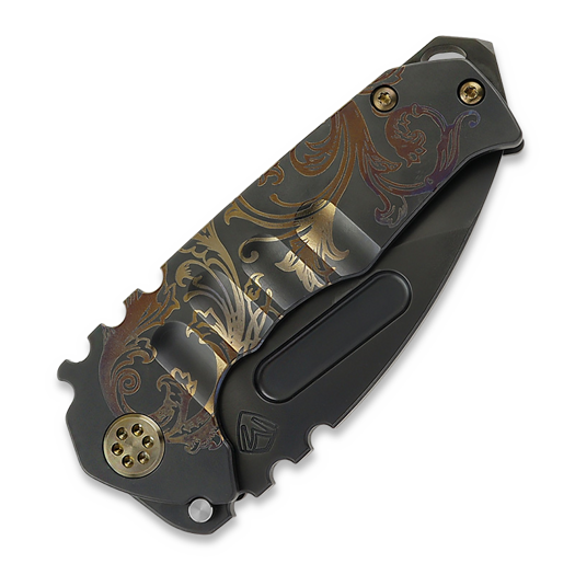 Medford Genesis T folding knife, S45VN PVD DP "Ghosted Laurel Leaf"