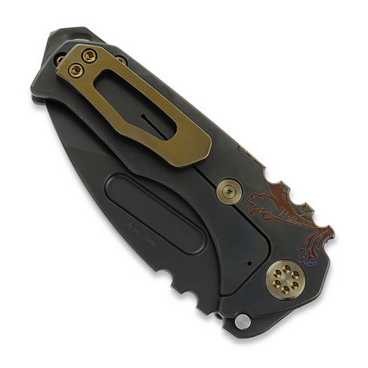 Medford Genesis T folding knife, S45VN PVD DP "Ghosted Laurel Leaf"