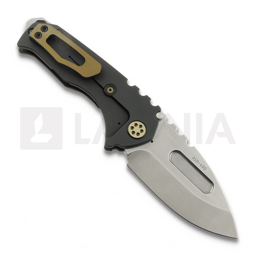 Zav&iacute;rac&iacute; nůž Medford Genesis T S45VN Tumbled DP, Black DLC