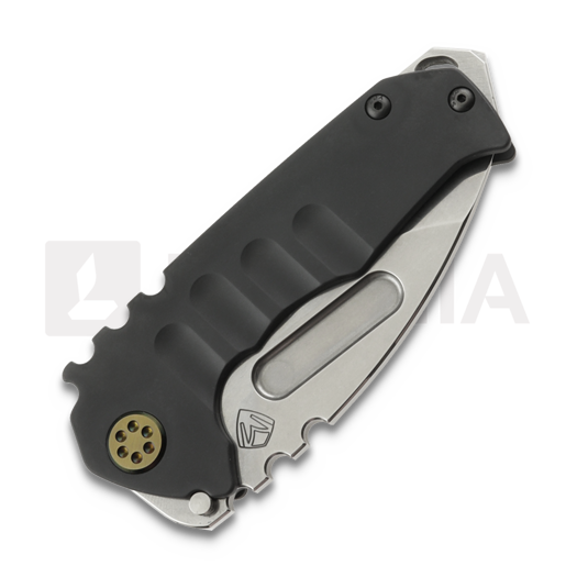 Zav&iacute;rac&iacute; nůž Medford Genesis T S45VN Tumbled DP, Black DLC