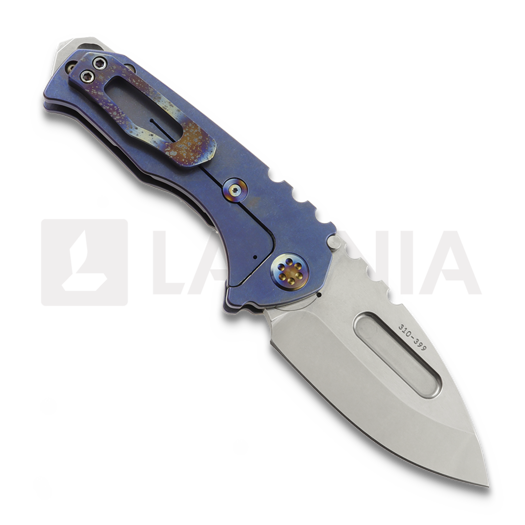 Medford Genesis T S45VN Tumbled DP folding knife, Blue