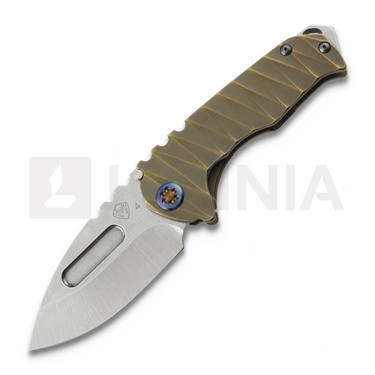Складной нож Medford Genesis T S45VN Tumbled DP, Bronze "Lightning"