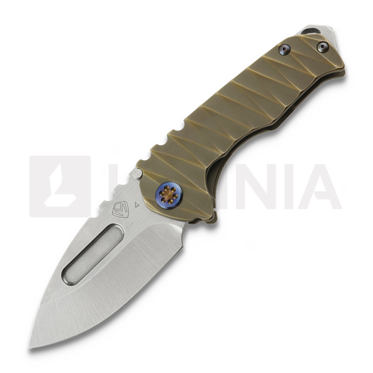 Medford Genesis T S45VN Tumbled DP foldekniv, Bronze "Lightning"