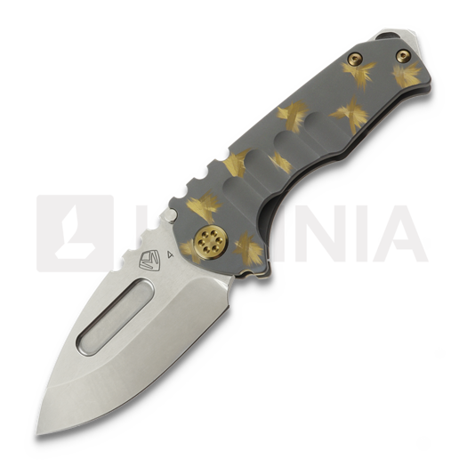 Складний ніж Medford Genesis T S45VN Tumbled DP, Cement/Bronze "Birds of Paradise"