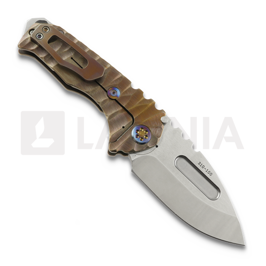 Medford Genesis T S45VN Tumbled DP folding knife, CuRose "Twisted Predator"