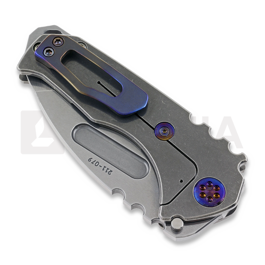 Medford Genesis T - S45VN Tumbled Tanto Blade kääntöveitsi