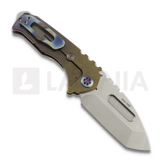 Medford Genesis T S45VN Tumbled Tanto foldekniv, Bronze/Violet Fade "Lightning"