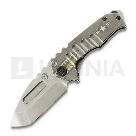 Medford Genesis T S45VN Tumbled Tanto 折叠刀, "Warthog"