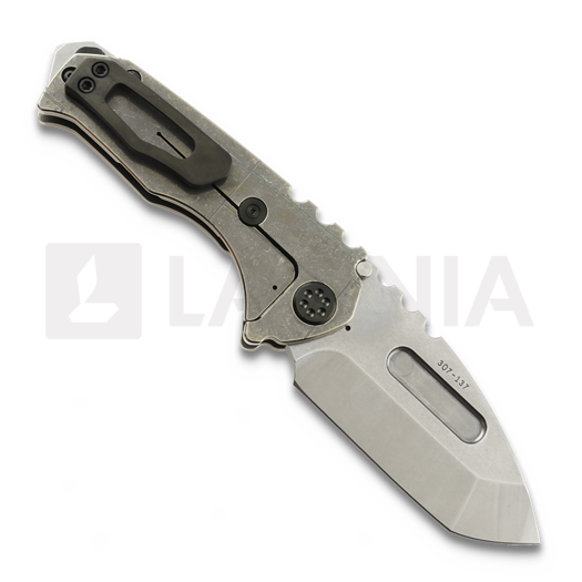 Zavírací nůž Medford Genesis T S45VN Tumbled Tanto, "Warthog"