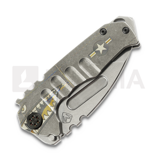 Medford Genesis T S45VN Tumbled Tanto sulankstomas peilis, "Warthog"