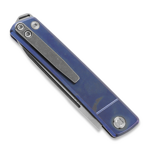 Medford Gentleman Jack-2, S45VN Tumbled DP Blade, Blue