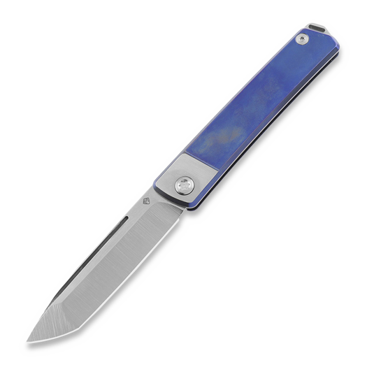 Medford Gentleman Jack-2, Tanto, Blue w/Silver Bolsters
