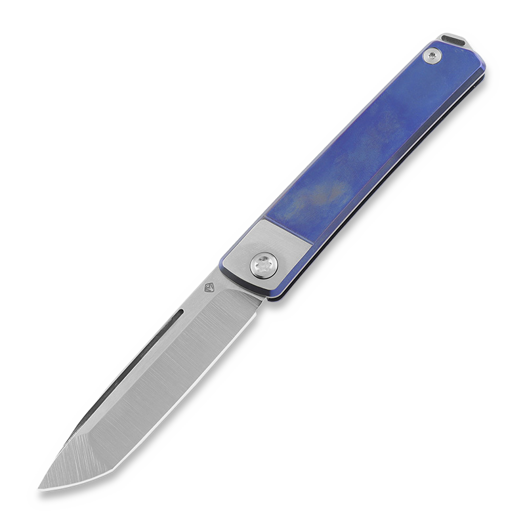 Medford Gentleman Jack-2, Tanto, Blue w/Silver Bolsters